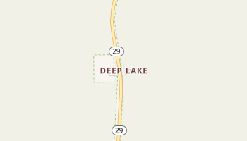 Deep Lake, Florida map