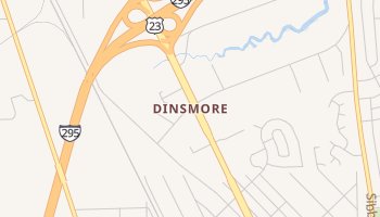 Dinsmore, Florida map