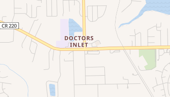 Doctors Inlet, Florida map