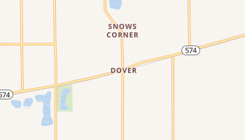 Dover, Florida map