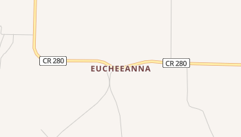 Eucheeanna, Florida map