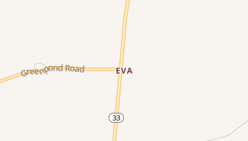 Eva, Florida map