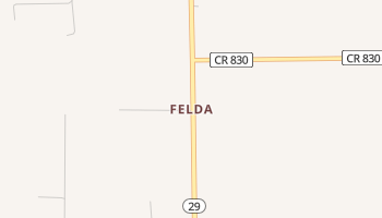 Felda, Florida map