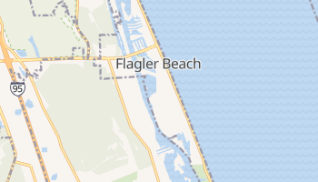 Flagler Beach, Florida map