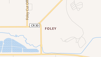 Foley, Florida map