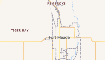 Fort Meade, Florida map