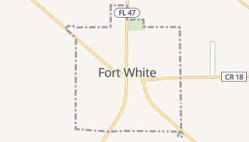 Fort White, Florida map