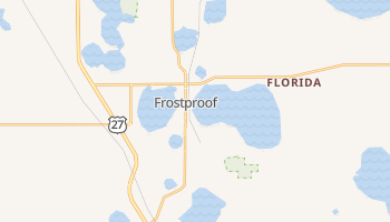 Frostproof, Florida map