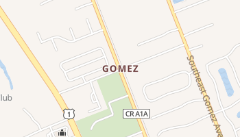 Gomez, Florida map