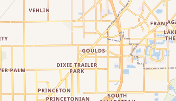 Goulds, Florida map
