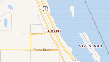 Grant, Florida map