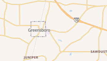 Greensboro, Florida map