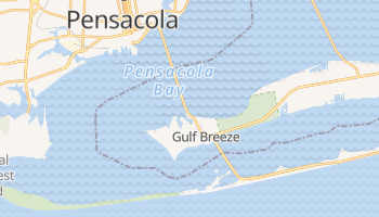 Gulf Breeze, Florida map