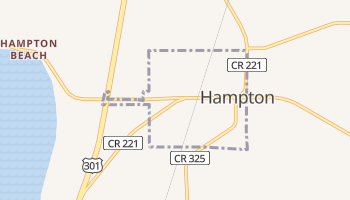 Hampton, Florida map
