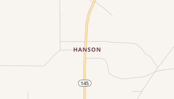 Hanson, Florida map