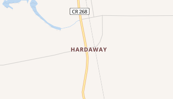 Hardaway, Florida map