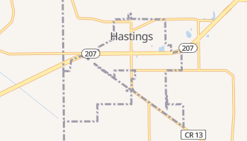 Hastings, Florida map