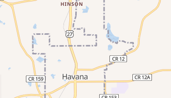 Havana, Florida map