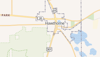 Hawthorne, Florida map