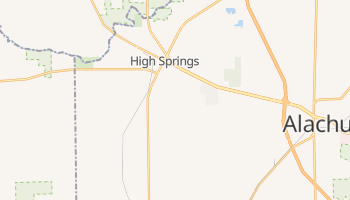 High Springs, Florida map