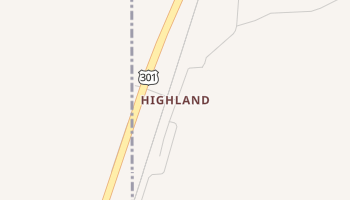 Highland, Florida map
