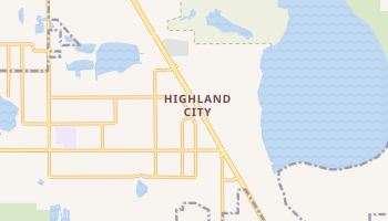 Highland City, Florida map