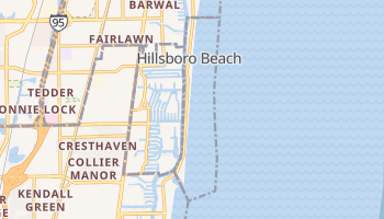 Hillsboro Beach, Florida map