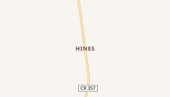 Hines, Florida map