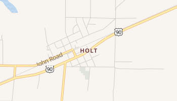 Holt, Florida map