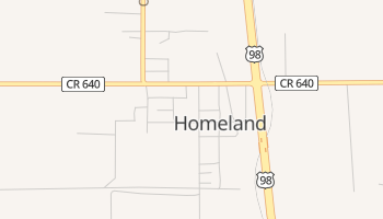 Homeland, Florida map
