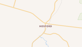 Hosford, Florida map