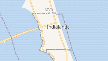 Indialantic, Florida map