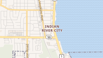 Indian River City, Florida map
