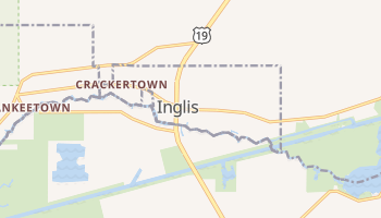Inglis, Florida map