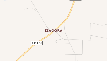 Izagora, Florida map