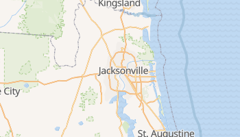 Jacksonville, Florida map