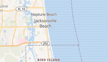 Jacksonville Beach, Florida map