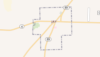 Jay, Florida map