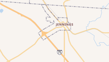 Jennings, Florida map
