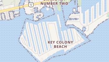 Key Colony Beach, Florida map