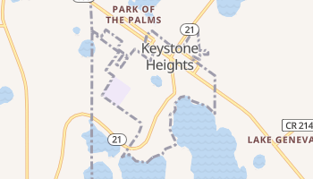 Keystone Heights, Florida map