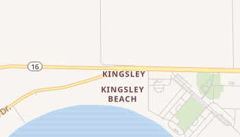 Kingsley, Florida map