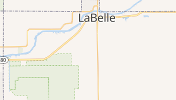 La Belle, Florida map
