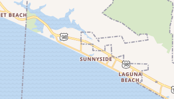 Laguna Beach, Florida map