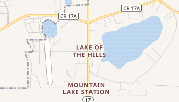 Lake of the Hills, Florida map
