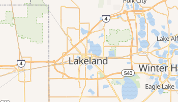 Lakeland, Florida map