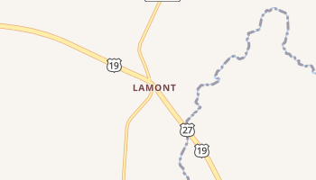Lamont, Florida map