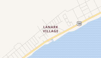 Lanark Village, Florida map