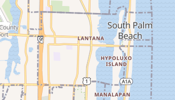 Lantana, Florida map
