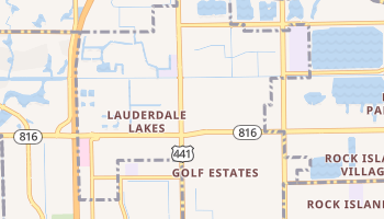 Lauderdale Lakes, Florida map